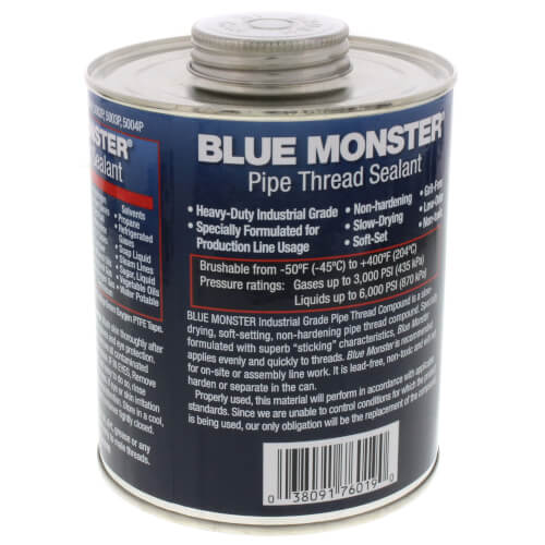 BLUE MONSTER Blue Monster 76019 Heavy-Duty Industrial Grade Thread Sealant (32 oz.) Replacement MPN