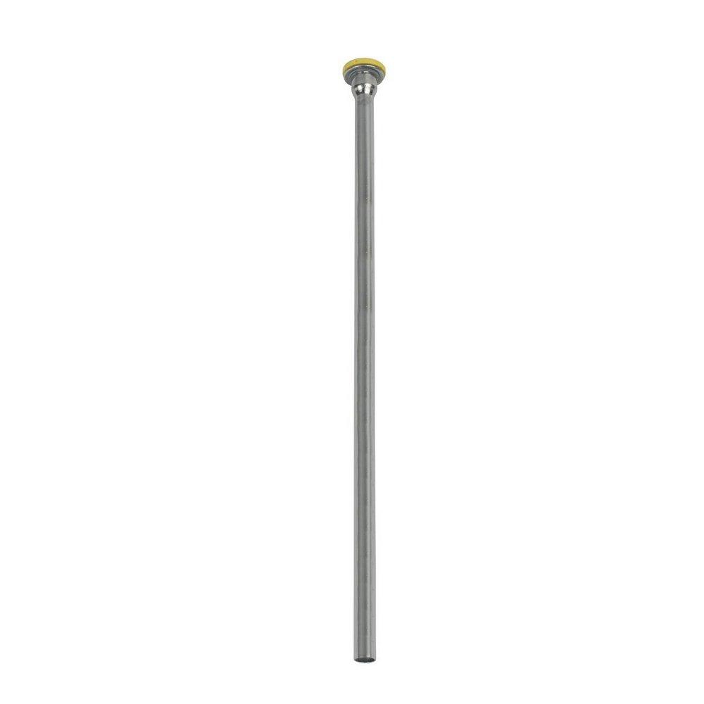 BRASSCRAFT BrassCraft 1-12DL C Copper Toilet Riser with Gasket Nosepiece, 3/8 Inch OD Tube, 12 Inch Length, Chrome Plated