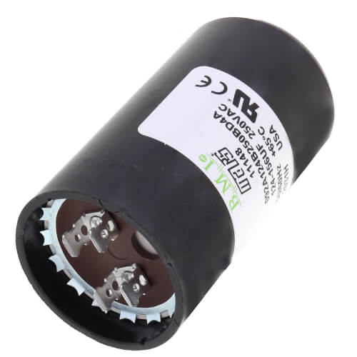 MARS Mars 11148 Capacitor 124-156 MFD 220/250V Start Electrolytic
