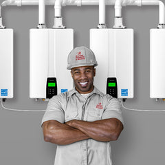 NAVIEN Navien NPE-240A2 High-Efficiency Condensing Tankless Water Heater Max Input: 199,900 BTU/h (Indoor/Outdoor Wall-Hung)