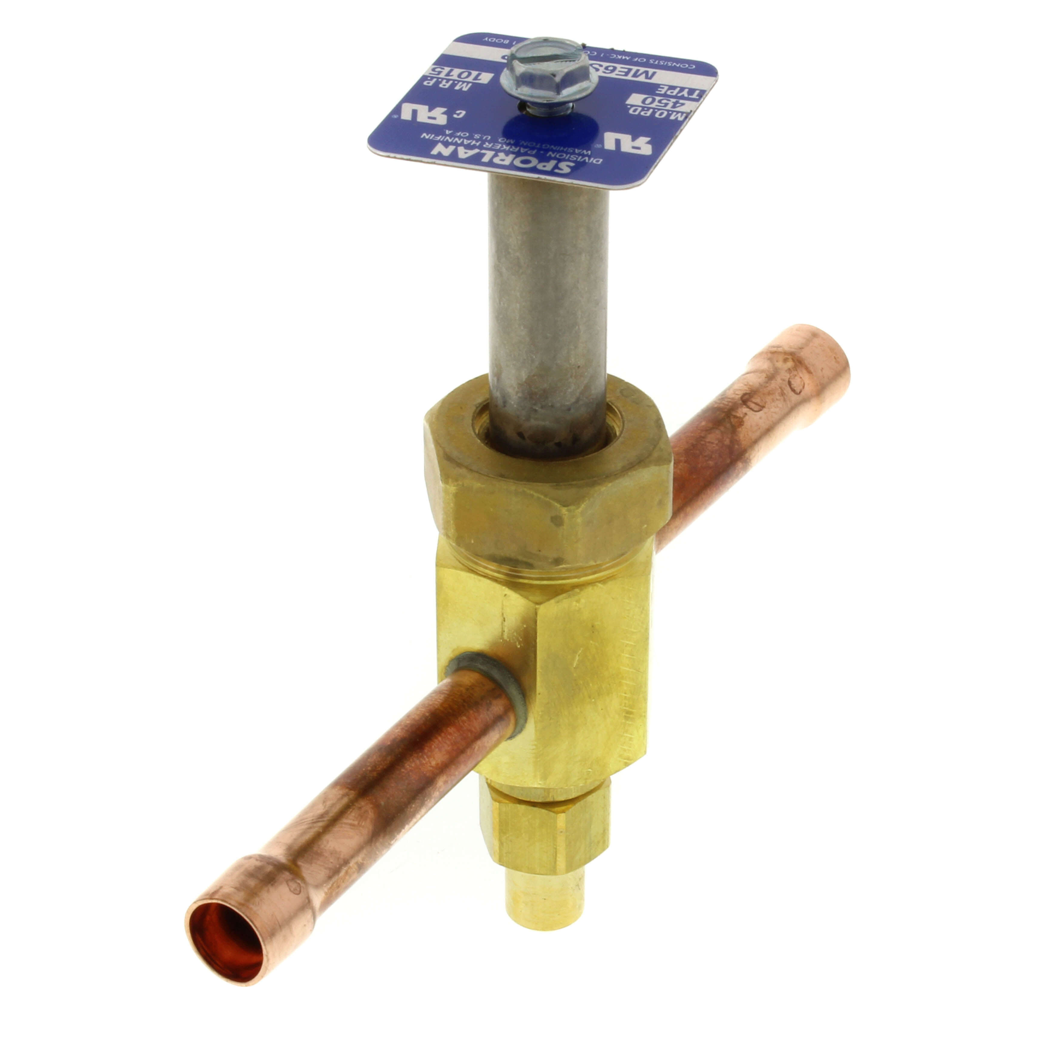 SPORLAN Sporlan 3310-00 Solenoid Valve, 3/8 ODF Solder Body Less Coil ME6 Series ME6S130-HP