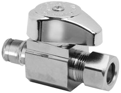 BrassCraft G2CEPX14XC Water Supply Stop Valve 1/2 x 3/8 PEX Barb x Compression