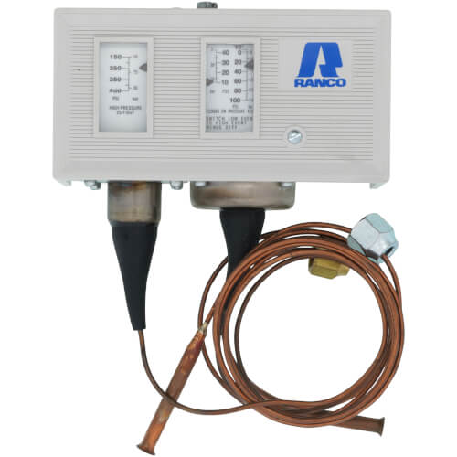 ROBERTSHAW Ranco O12-4834 Dual Function Pressure Control 10 Hg-100 psi In 150-450 psi Out