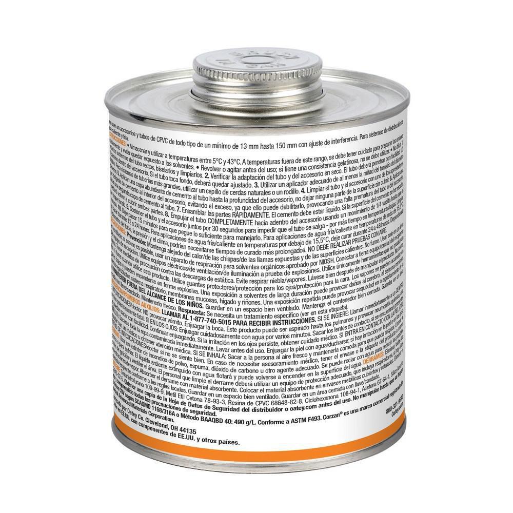 OATEY Oatey 31131 32 oz Plastic Orange Pipe Cement