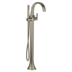 MOEN Moen S3105BN Doux Single Handle Lever Floor Mount Filler in Brushed Nickel