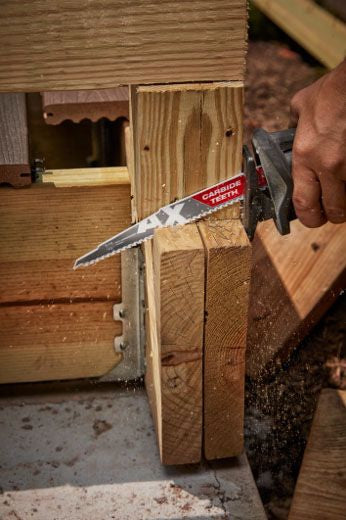MILWAUKEE Milwaukee 48-00-5321 The AX with Carbide Teeth SAWZALL Blade 6 in 5 TPI