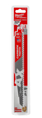 Milwaukee 48-00-5326 The AX Carbide Teeth SAWZALL Blade 9 in 5 TPI