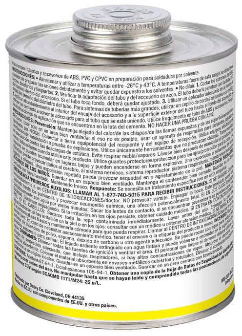 OATEY Oatey 30805 Cleaner Plastic 32 oz Container
