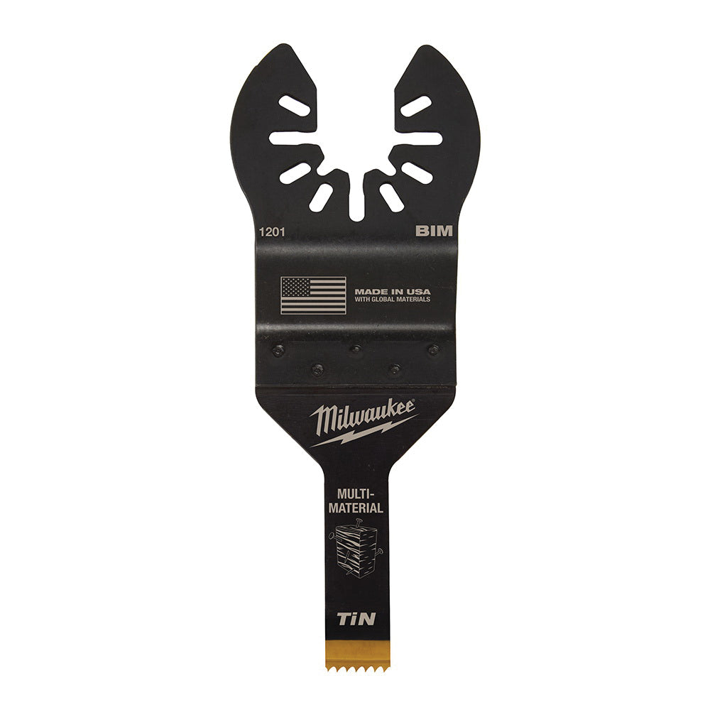 MILWAUKEE Milwaukee 49-25-1201 Open-Lok 3/8 Titanium Enhanced Bi-Metal Multi-Material Blade 1PK