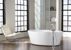 MOEN Moen S93005 Arris Single Handle Roman Tub Faucet in Polished Chrome (Trim Only)
