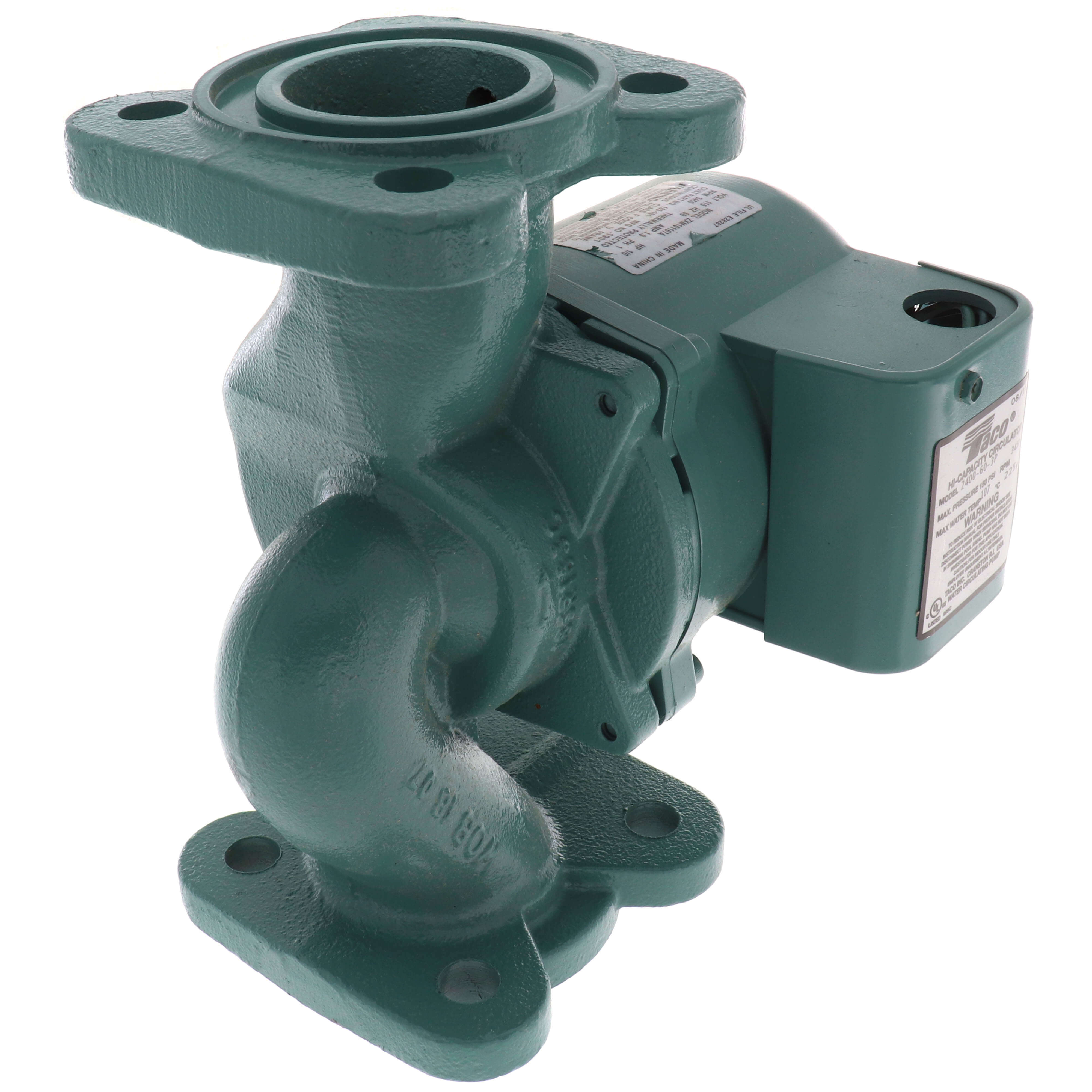 TACO Taco 2400-60-3P | 1/6HP 115V C.I. FLG CIRCULATOR | 2400-60-3P