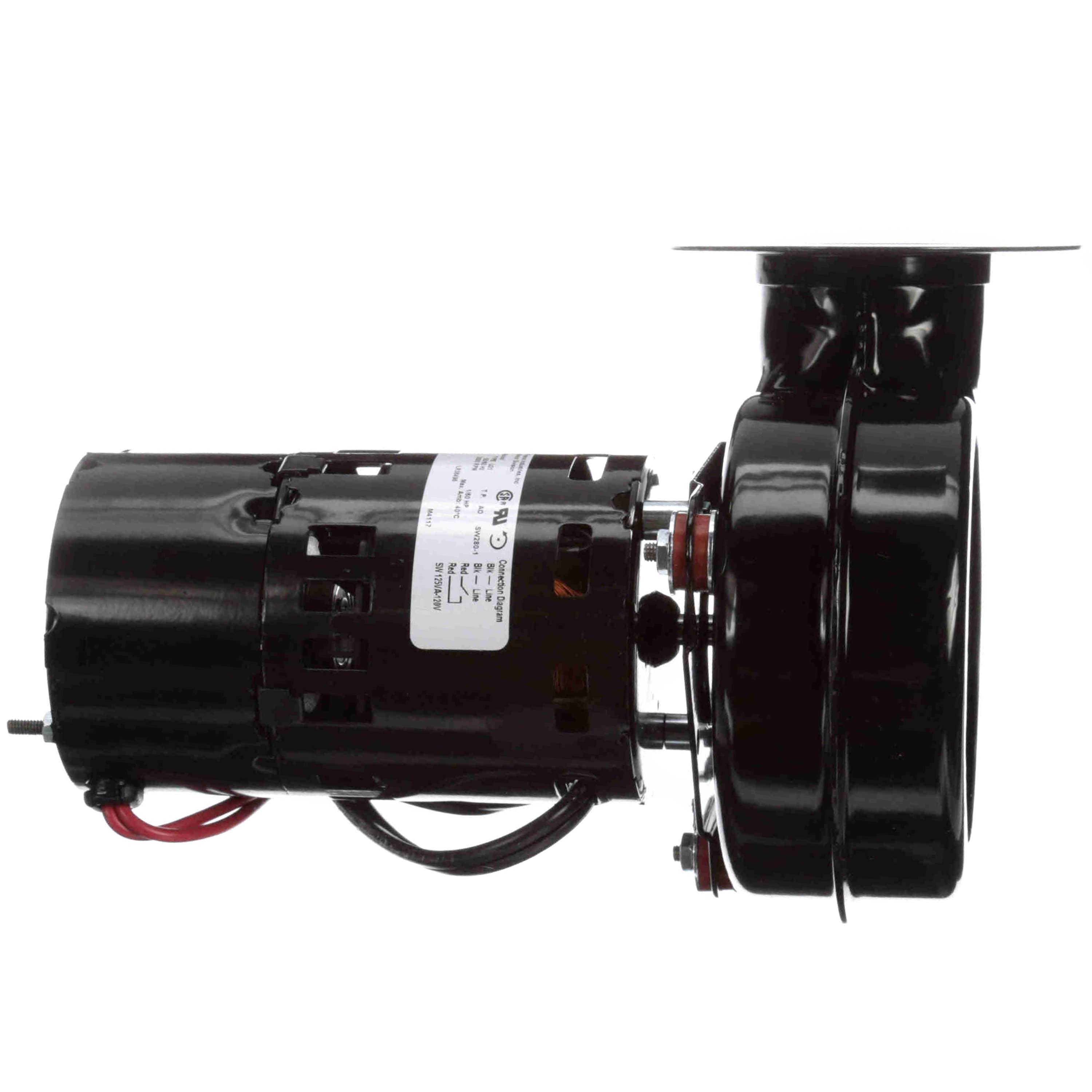 GENTEQ MOTORS Fasco A083 1-Speed 3000 RPM 83 CFM 1/60 HP York Centrifugal Blower 230V