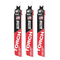 MILWAUKEE Milwaukee 48005361 6 7TPI TORCH for Cast Iron with NITRUS CARBIDE 3PK