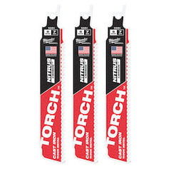 Milwaukee 48005361 6 7TPI TORCH for Cast Iron with NITRUS CARBIDE 3PK