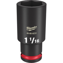 Milwaukee 49-66-6231 Shockwave Impact Duty 1/2 Drive 1-1/16 Deep 6-Point Socket