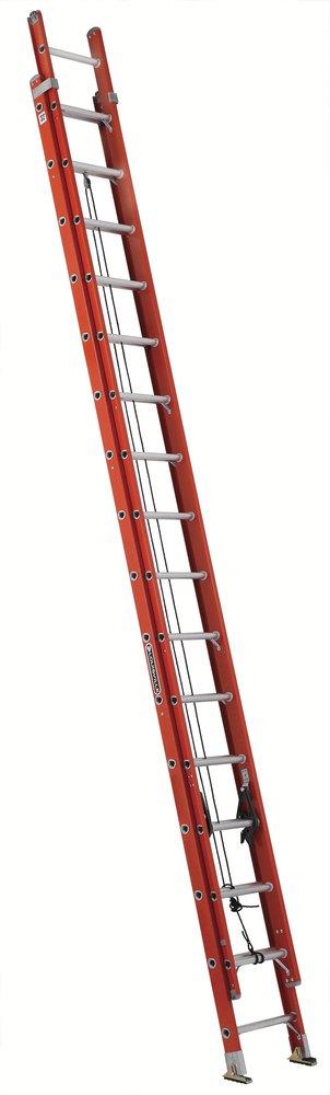 LOUISVILLE LADDER Louisville Ladder FE3232 32-Foot Fiberglass Extension Ladder 300 lb Load Capacity