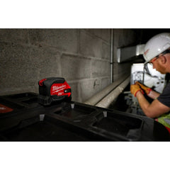 Milwaukee 48-22-0428 Compact Wide Blade Magnetic Tape Measure w/ Rechargeable 100L Light