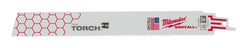 Milwaukee 48-00-5713 The Torch 9 Bi-Metal Reciprocating Saw Blade 10 TPI