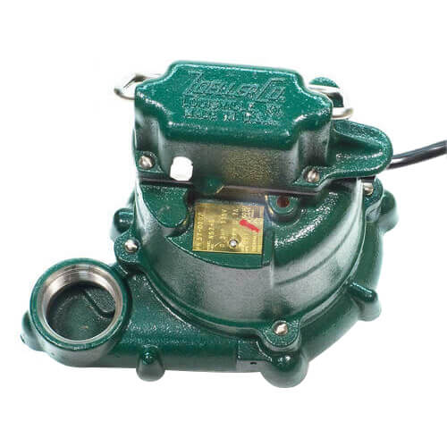 ZOELLER Zoeller 57-0002 Mighty-Mate 3/10 HP 115V Non-Automatic Cast Iron Submersible Sump/Effluent Pump (N57)