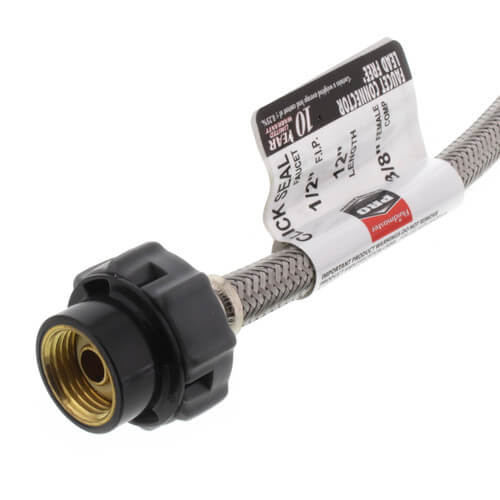 FLUIDMASTER Fluidmaster PRO1F12CS Faucet Click Seal 3/8 Compression x 1/2 F.I.P.
