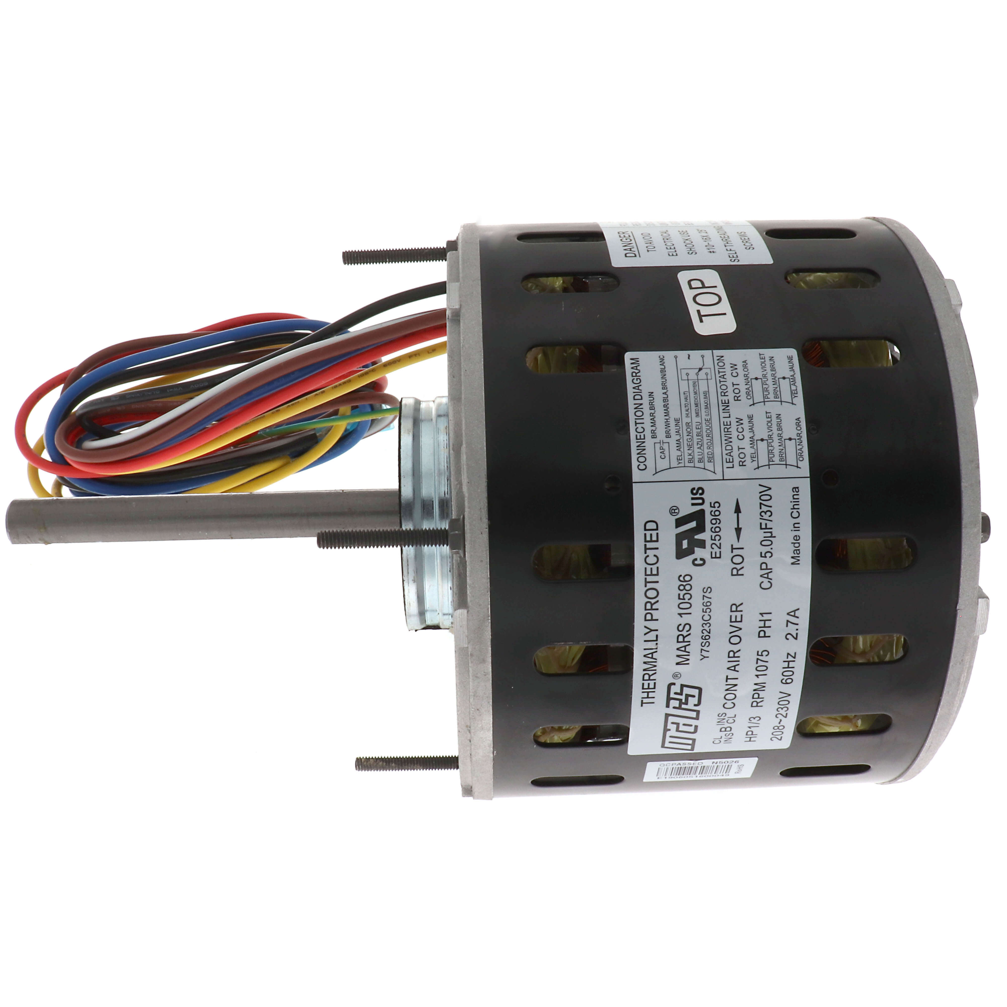 MARS Mars 10586 Three Speed Direct Drive Blower Motor 1/3 HP 208/230 Volt