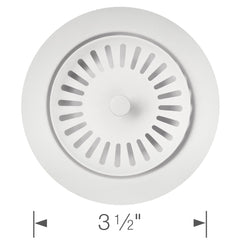 BLANCO Blanco 240319 Color-Coordinated Metal Basket Strainer - White