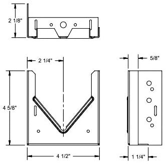 HOLDRITE Holdrite V-2 HUBV2 HORIZONTAL WATER SADDLE