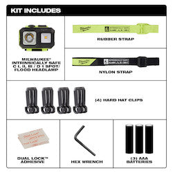 MILWAUKEE Milwaukee 2004HZL Intrinsically Safe Class I, II, III / D 1 Spot/Flood Headlamp
