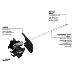Milwaukee 49-16-2739 M18 FUEL Quik-Lok Cultivator Attachment