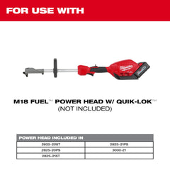 Milwaukee 49-16-2739 M18 FUEL Quik-Lok Cultivator Attachment