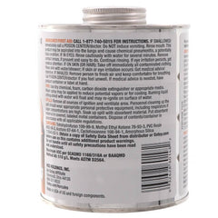 Hercules 60148 PVC Cement Clear Solvent Regular Body Fast Set 32 oz