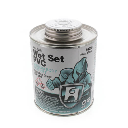 HERCULES Hercules 60255 PVC Cement 16 oz Medium Body Fast Set Low VOC