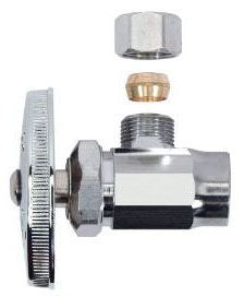 BRASSCRAFT BrassCraft R19X-R Angle Stop Valve Lead-Free 1/2 x 3/8 in