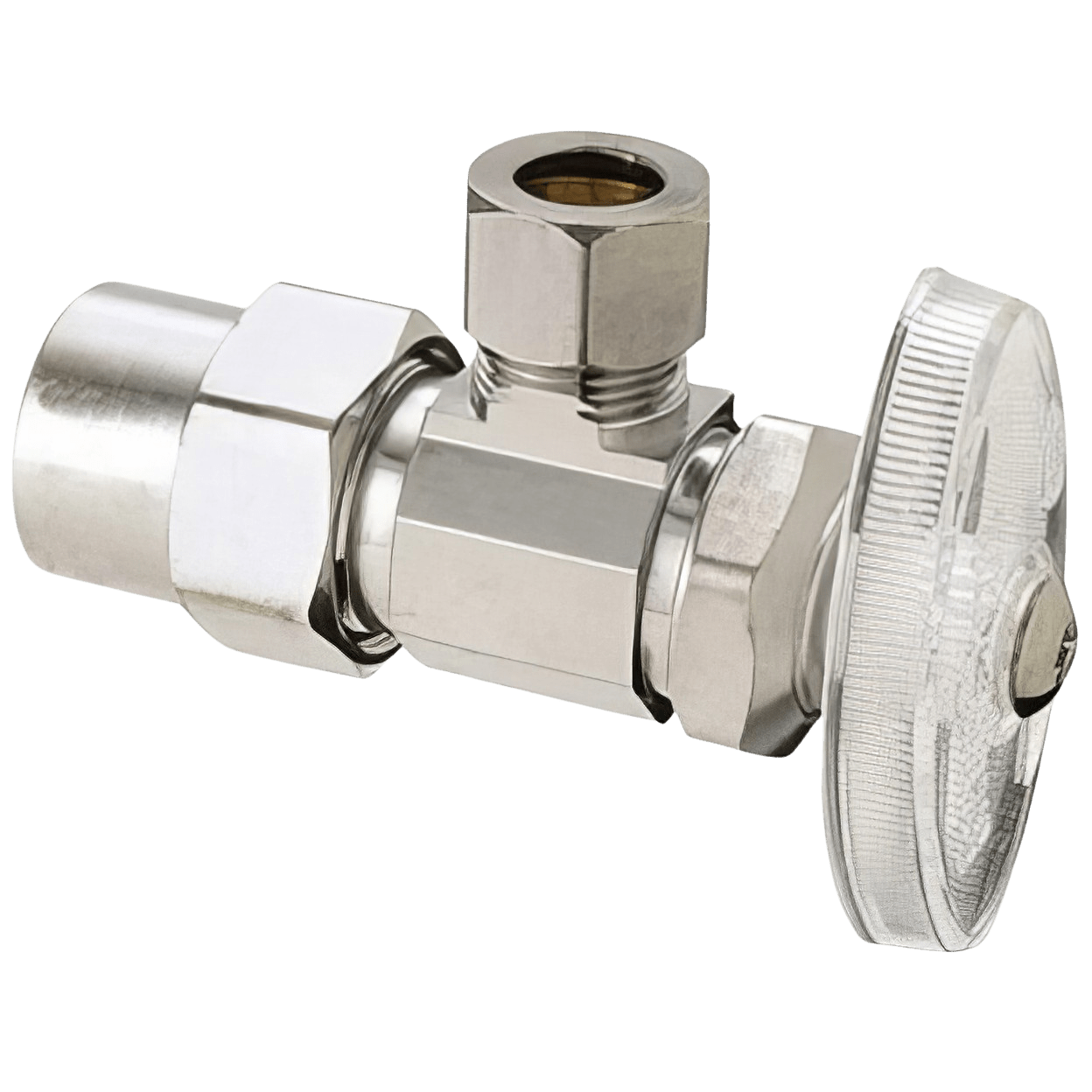 BRASSCRAFT BrassCraft R19X-R Angle Stop Valve Lead-Free 1/2 x 3/8 in