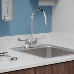 ELKAY Elkay LK406GN08T4 Two Handle Kitchen Faucet in Polished Chrome