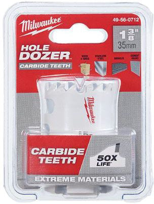 MILWAUKEE Milwaukee 49-56-0712 1-3/8 Hole Dozer with Carbide Teeth