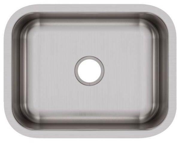 DAYTON Dayton DXUH2115 Undermount Sink 1-Bowl 23-1/2 x 18-1/4 x 8 Radiant Satin