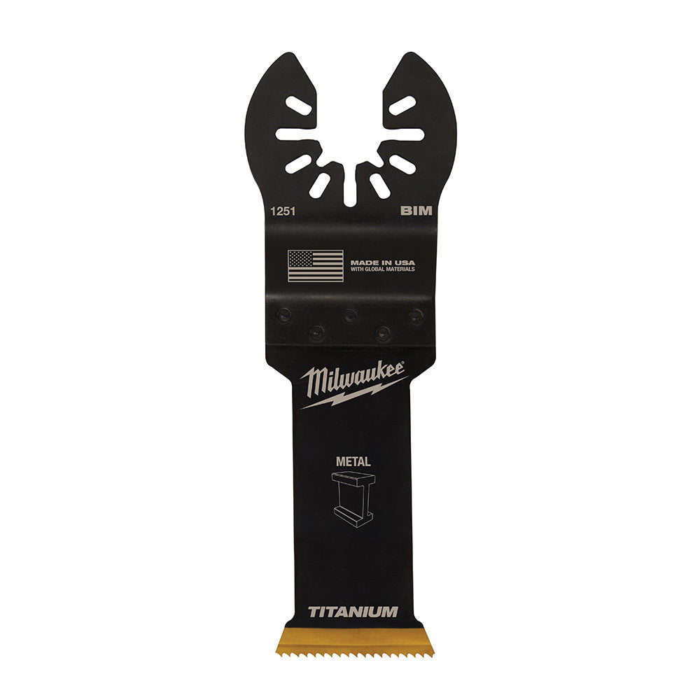 MILWAUKEE Milwaukee 49-25-1251 OPEN-LOK 1-1/8 Titanium Enhanced Bi-Metal Metal Blade 1PK