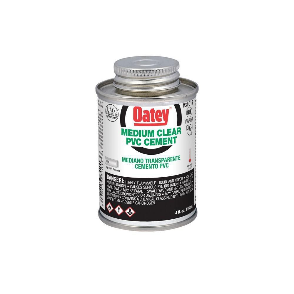 OATEY Oatey 31017 Medium Bodied PVC Pipe Cement 4 oz