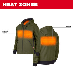 Milwaukee 306GN-20M Heated Hoodie Green Medium Replacement MPN