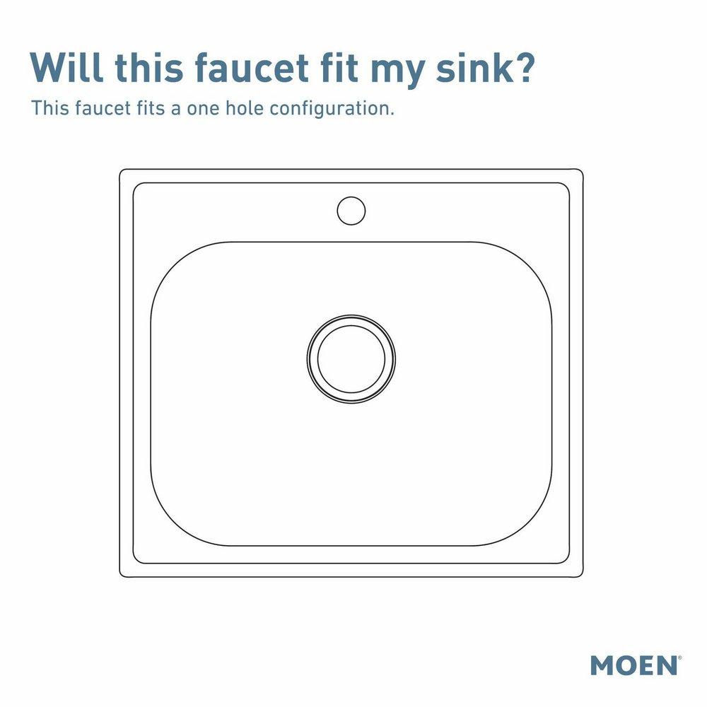 MOEN Moen 7565EWC Align Single Handle Pull Down Touchless Kitchen Faucet in Chrome