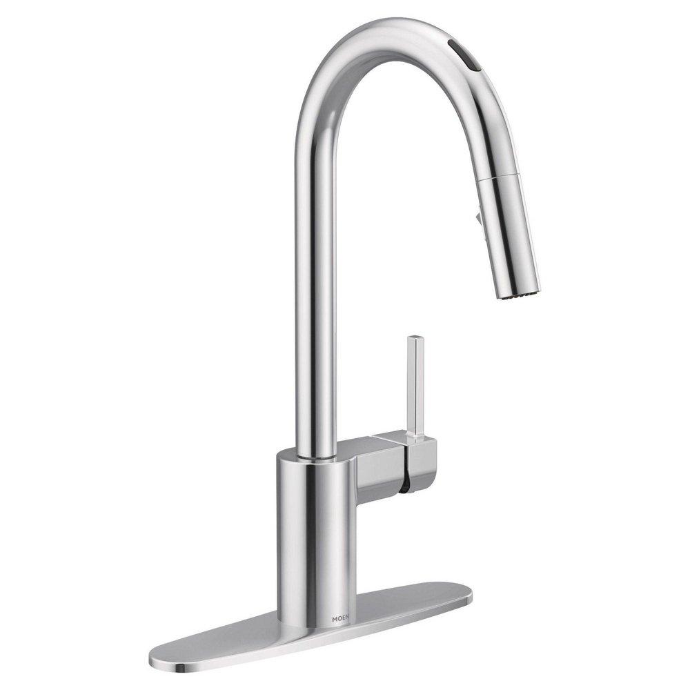 MOEN Moen 7565EWC Align Single Handle Pull Down Touchless Kitchen Faucet in Chrome
