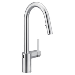 MOEN Moen 7565EWC Align Single Handle Pull Down Touchless Kitchen Faucet in Chrome