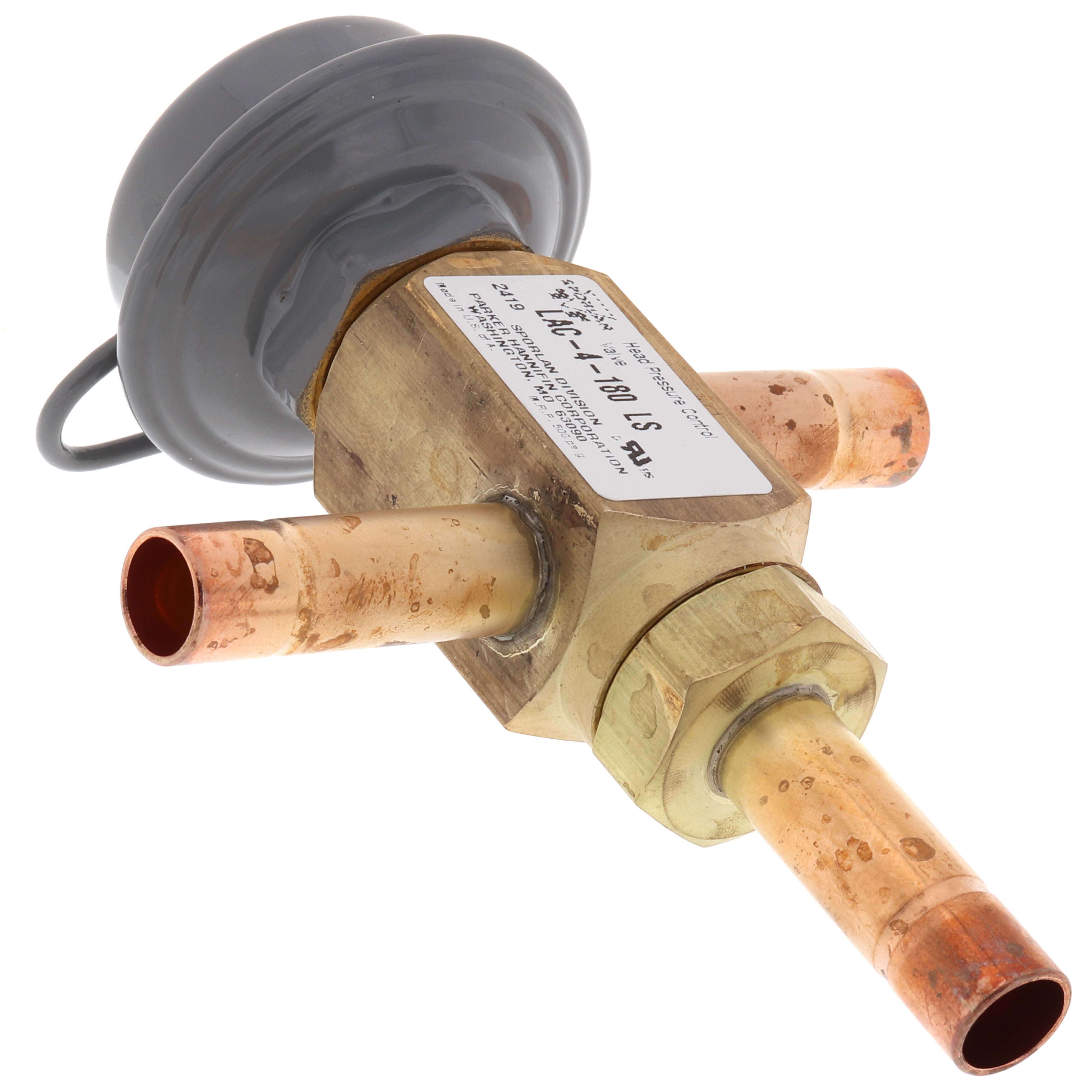 SPORLAN Sporlan 903024 LAC-4-180 3/8 ODF Head Pressure Control Valve Less Strainer 180 psi