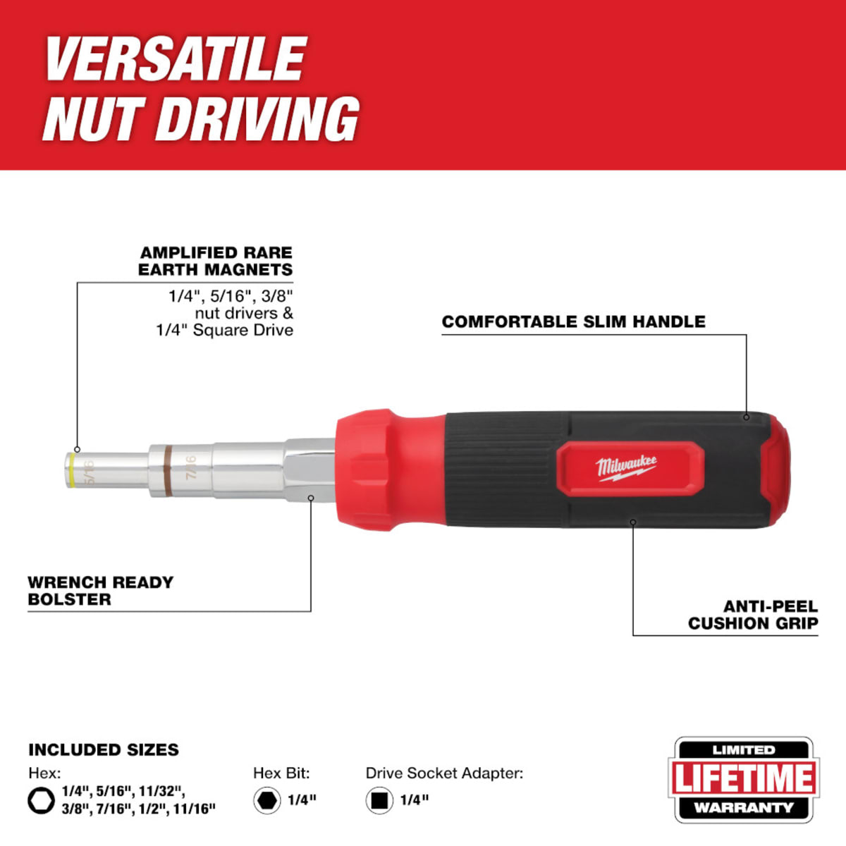 MILWAUKEE Milwaukee Tool 48-22-2920 Multi-Nut Driver