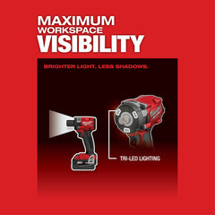 Milwaukee 2855P-22R M18 Fuel 1/2 Compact Impact Wrench W/ Pin Detent Kit