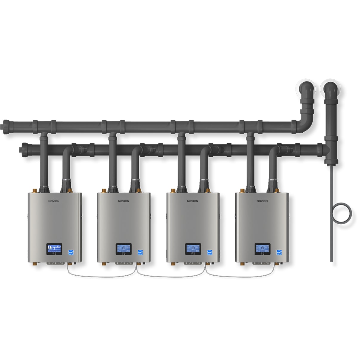 NAVIEN Navien NFB-399C High Efficiency Condensing Heating Boiler Max Htg Input: 399,000 BTU/h
