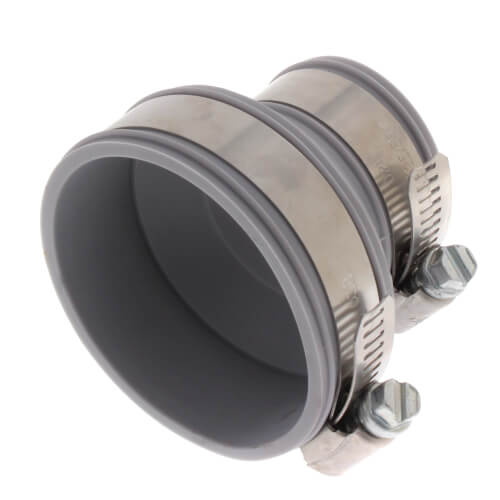 FERNCO Fernco DTC-215 2 x 1-1/2 or 1-1/4 Elastomeric PVC Pipe to Tubular Trap Reducing Connector