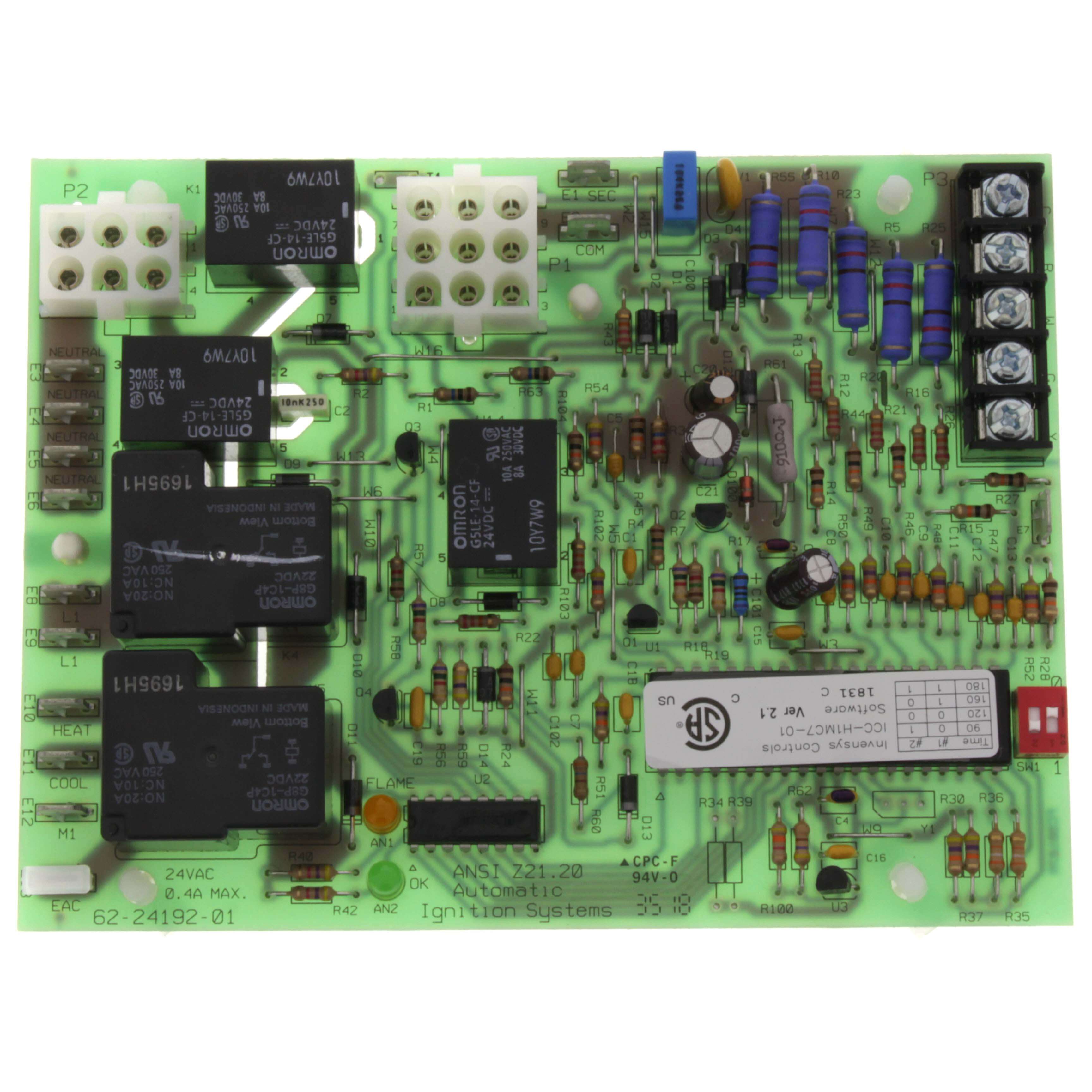 ROBERTSHAW Robertshaw 695-200 ICC-H1MC7-01 Hot Surface Integrated Furnace Control Replacement