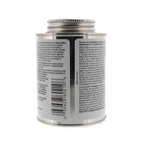 HERCULES Hercules 60210 Heavy Body Slow Setting PVC Cement 8 oz Container Replacement MPN